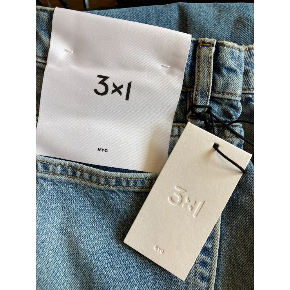 3x1 Denim Maxi Skirt Blue Size 27 Made in Italy New With Tag - Picture 5 of 6